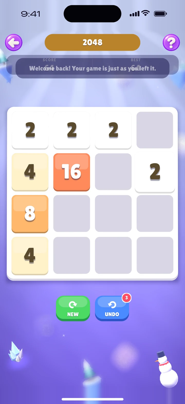 A game of 2048