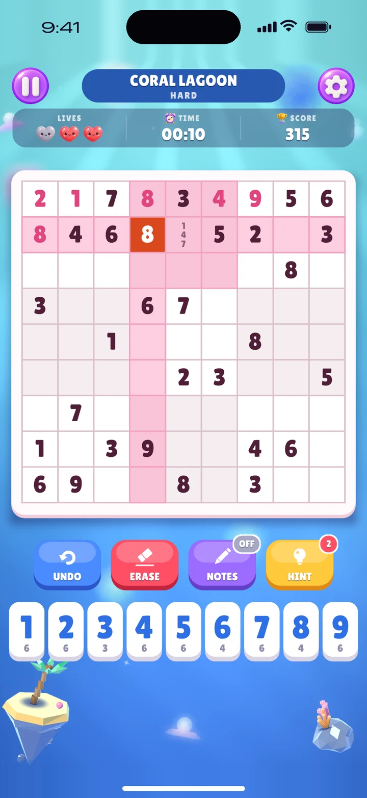 A board in the Sakura theme