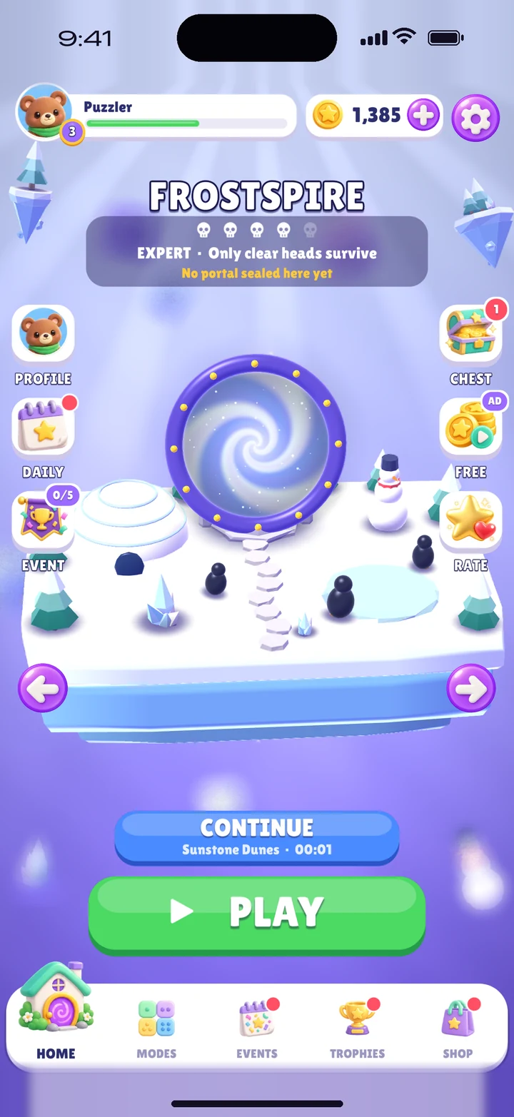 Frostspire world